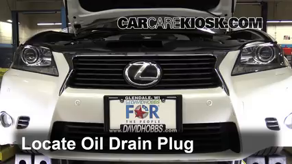 2013 Lexus GS350 3.5L V6 Huile Changer l'huile et le filtre à huile